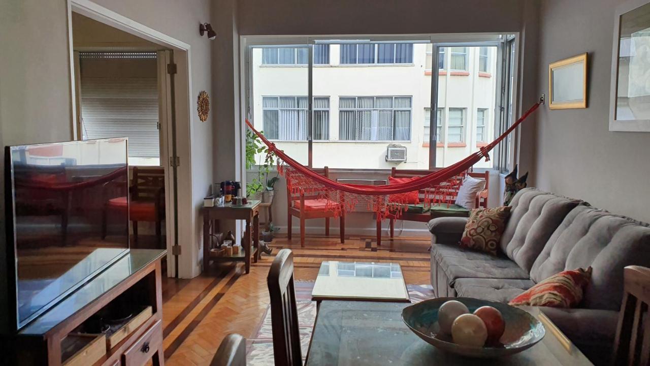 Belissimo Apto 2 Quartos Copacabana A 3 Minutos Andando Apartemen *